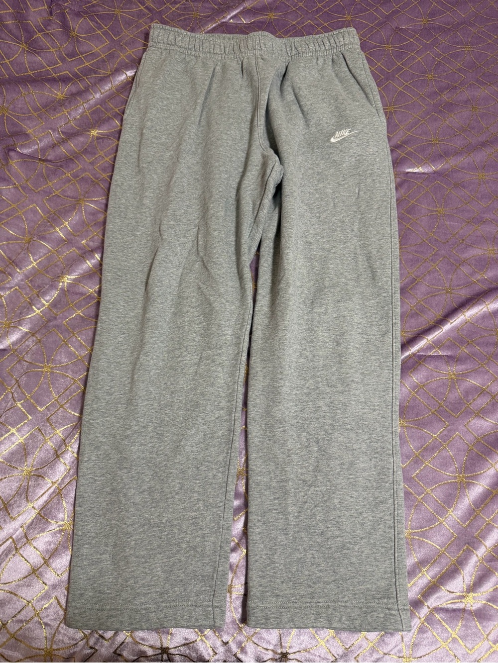 💥 MENS TALL Grey Sweatpants with White Logo
